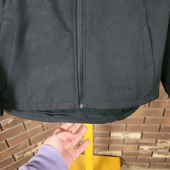 Pulse Winters motorsports 23W sprint car racing softshell jacket black - Picture 8 of 11